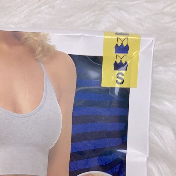 Felina Lingerie Two-Pack Seamless T-back Bralettes - Picture 5 of 8